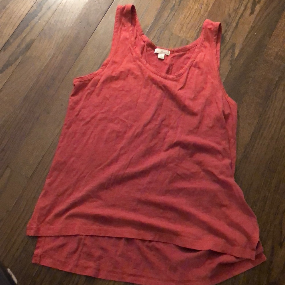 Burgundy Gap Tank Top